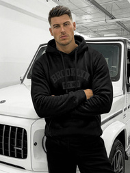 Hanorac bărbați negru OZONEE JS/8B1969/3