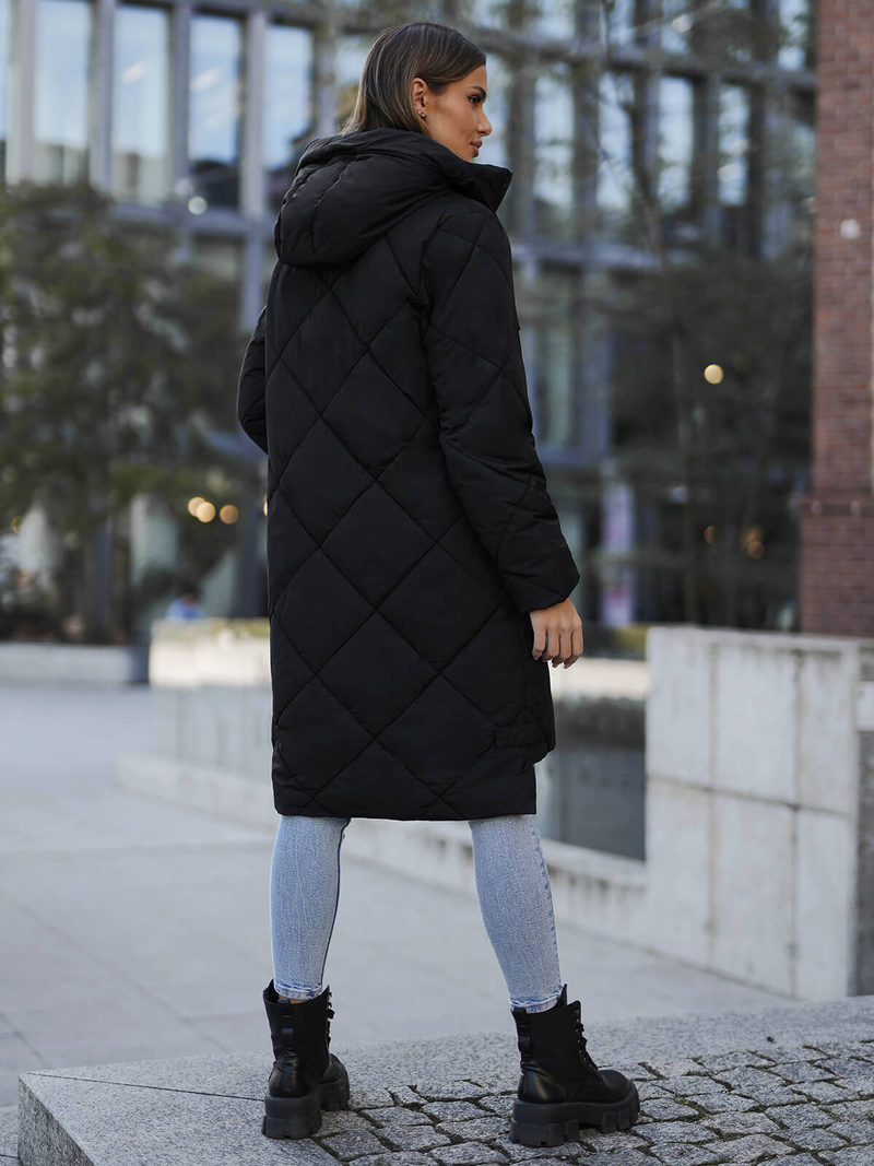 Geacă de femei neagra OZONEE JS/5M3168/392