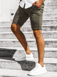 Pantaloni scurti chino bărbați antracit OZONEE DJ/1001