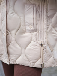 Geacă de femei écru OZONEE JS/5M3226/62B