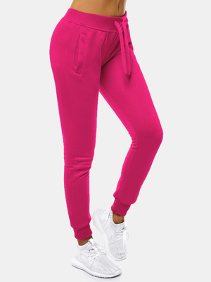 Pantaloni de training femei roz OZONEE JS/CK01
