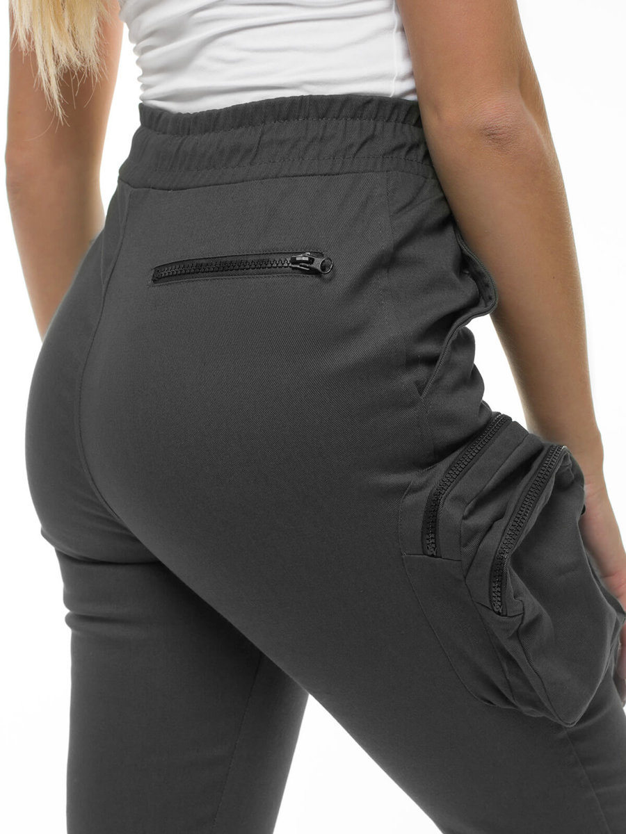 Pantalón jogger de mujer camel OZONEE O/802 