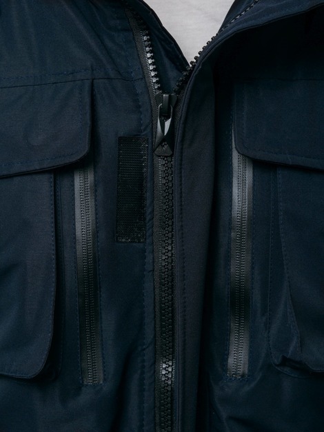 Jachetă bărbați bleumarin OZONEE JS/HS201803