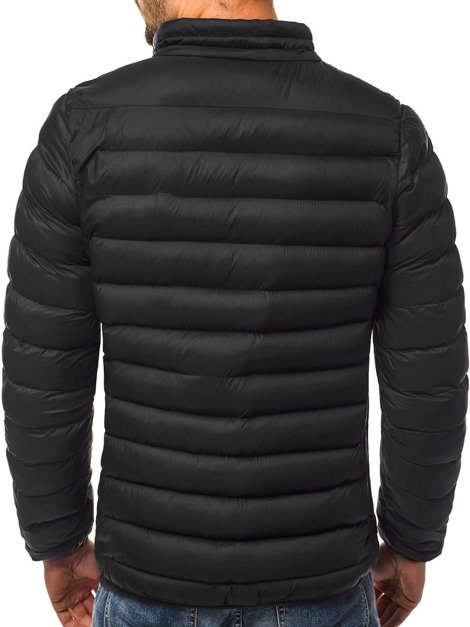 Jachetă bărbați neagră OZONEE JS/SM50