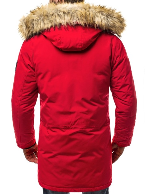 Jachetă bărbați roșie OZONEE JS/201807