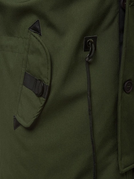 Jachetă bărbați verde OZONEE JB/1068