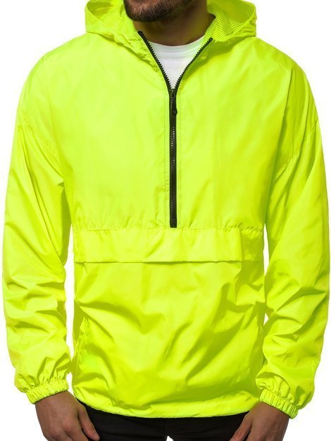 Jachetă de primăvară bărbați neon galben OZONEE MACH/5001K