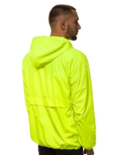 Jachetă de primăvară bărbați neon galben OZONEE MACH/5001K