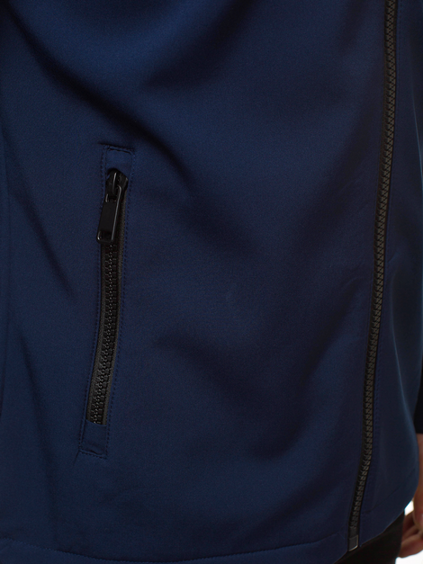 Jachetă softshell bărbați albastru marin OZONEE JS/56008