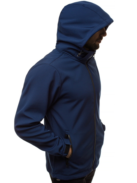 Jachetă softshell bărbați albastru marin OZONEE JS/56008Z