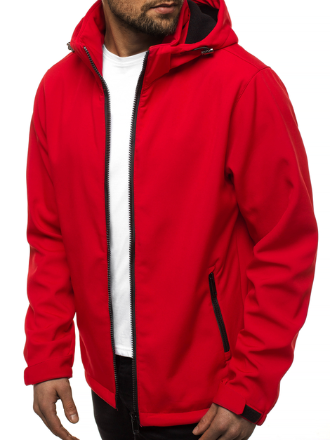 Jachetă softshell bărbați roșu OZONEE JS/56008