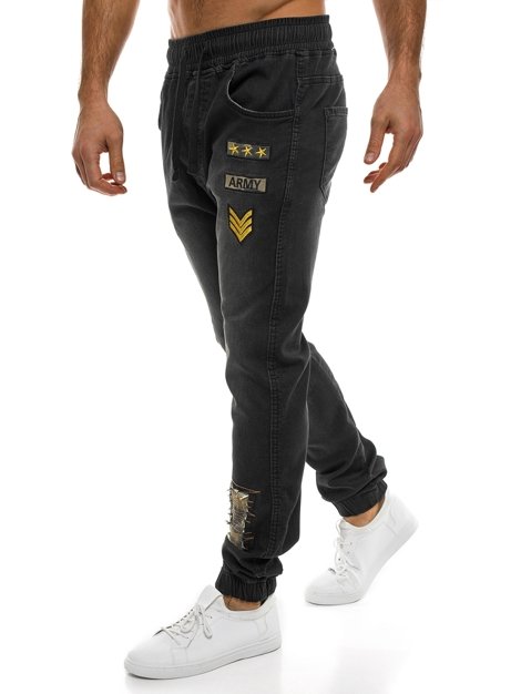 OTANTIK 806-10 Pantaloni jogger bărbați negri