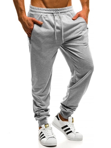 OZONEE J/8088 Pantaloni jogger de trening bărbaţi gri
