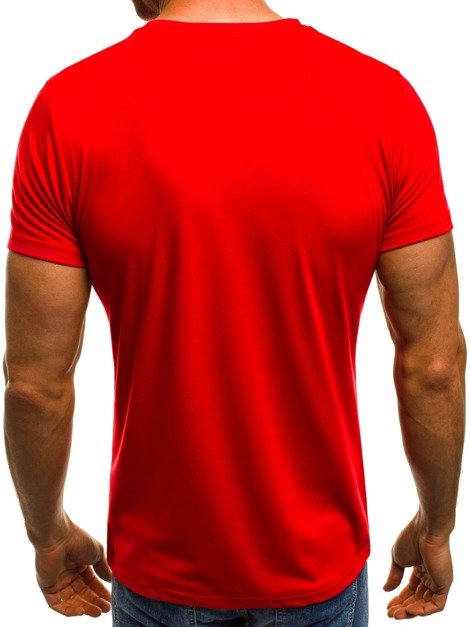 OZONEE JS/5024 Tricou bărbați roșu