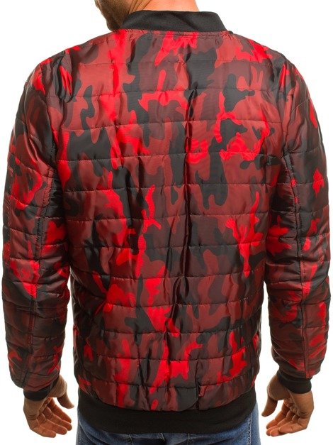 OZONEE JS/HS18 Jachetă bărbați roșie