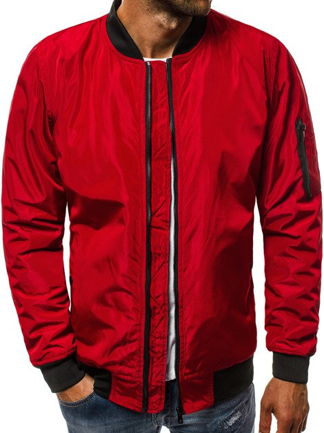 OZONEE JS/RZ01 Jachetă bărbați roșie