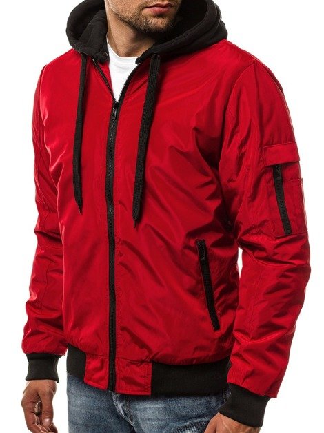 OZONEE JS/RZ02 Jachetă bărbați roșie