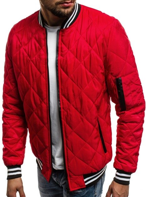 OZONEE JS/RZ07 Jachetă bărbați roșie