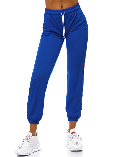 Pantaloni de training femei albaștri OZONEE JS/1020/C9