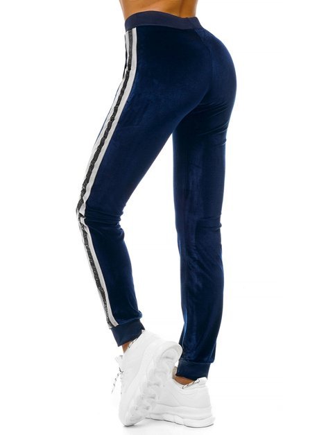Pantaloni de training femei bleumarin OZONEE O/82275