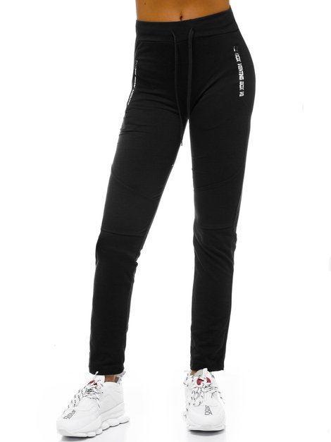 Pantaloni de training femei negri OZONEE O/9933