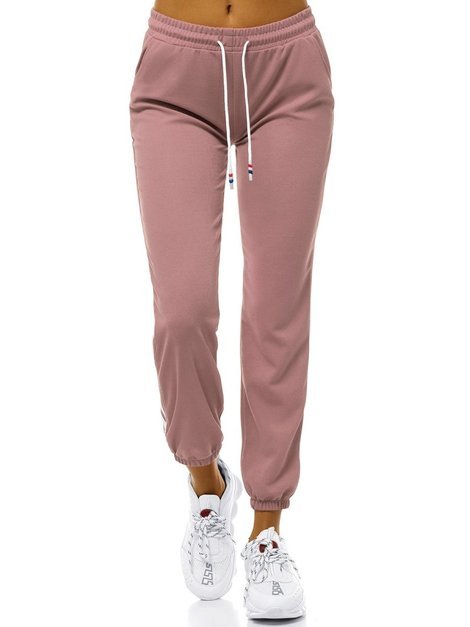 Pantaloni de training femei roz deschis OZONEE JS/1020/A16
