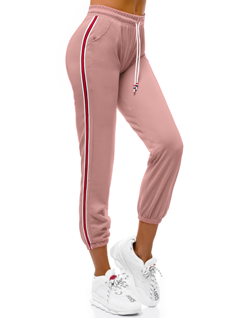 Pantaloni de training femei roz deschis OZONEE JS/1020/A16/B