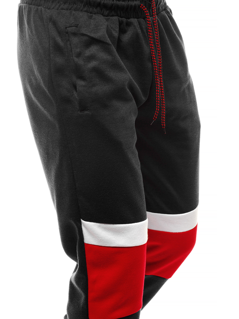 Pantaloni de trening bărbaţi negri OZONEE JS/JZ11010Z