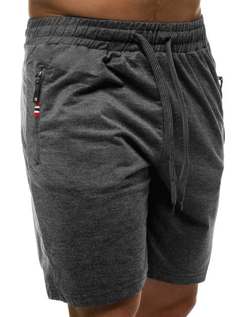 Pantaloni scurti bărbați gri închis OZONEE JS/XW50Z