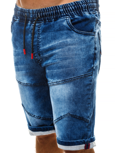 Pantaloni scurti blugi bărbați albaștri OZONEE RF/HY331
