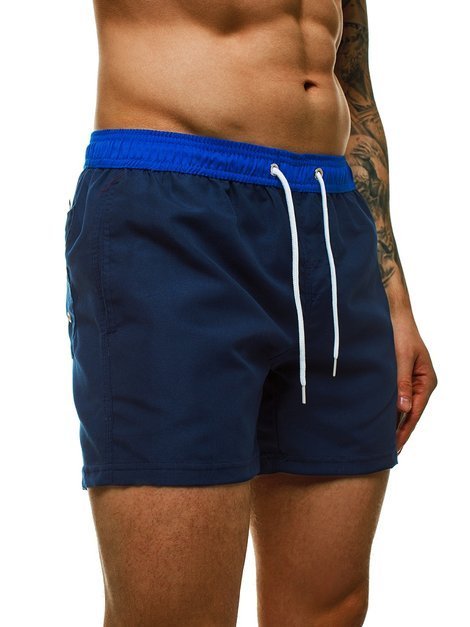 Pantaloni scurti de baie bărbați albastru marin OZONEE ST004-1