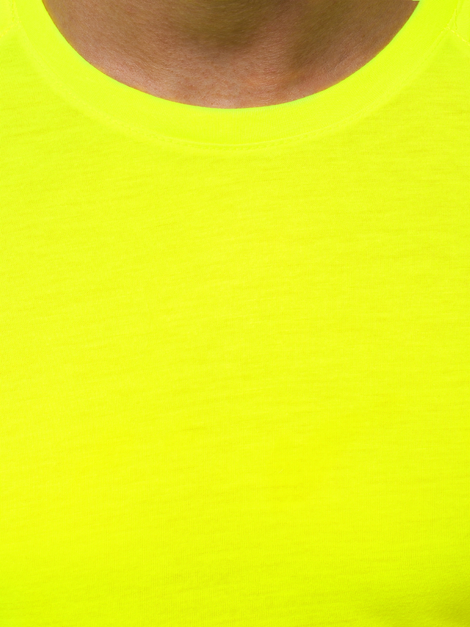 Tricou bărbați galben-neon OZONEE O/1256XZ