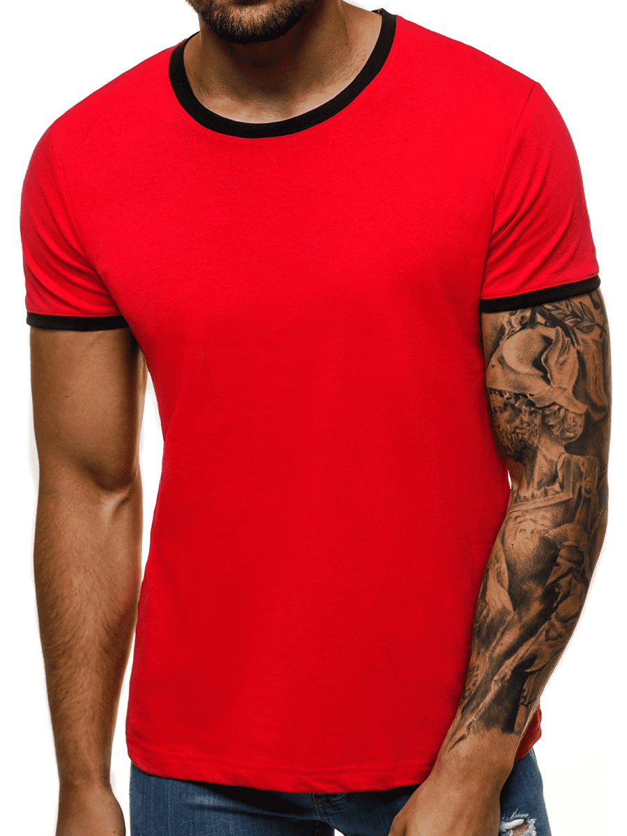 Tricou bărbați roșu OZONEE O/1177 