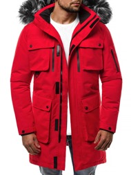 Jachetă bărbați roșie OZONEE JS/HS201803