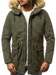 Jachetă bărbați verde OZONEE JS/5810