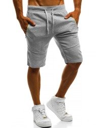 OZONEE RF/80177 Pantaloni scurti bărbați gri