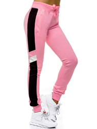 Pantaloni de training femei roz deschis OZONEE JS/JK88116/20