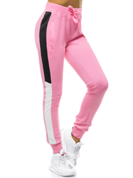 Pantaloni de training femei roz deschis OZONEE JS/JK88127/20