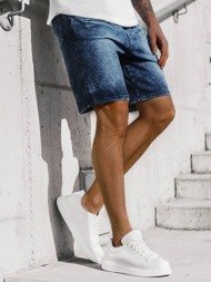 Pantaloni scurti blugi bărbați albaștri OZONEE JS/KK1070/1