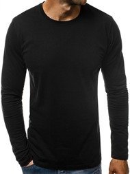 Tricou cu mânecă lungă negru OZONEE O/1209 